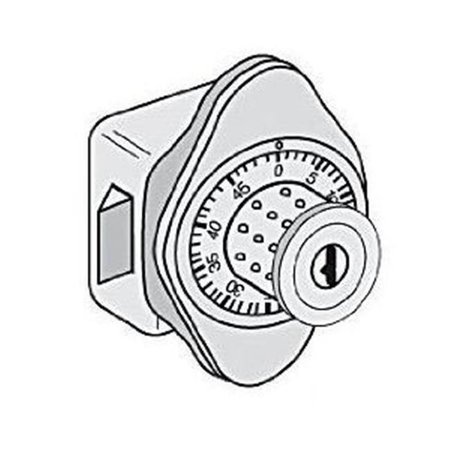 SALSBURY INDUSTRIES Salsbury Industries 7110 Combination Lock - Built-In for Industrial and Military TA-50 Storage Cabinet Door 7110